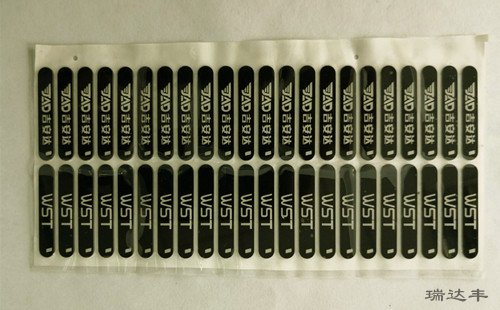 橙色款對講機標(biāo)簽亞克力鏡片